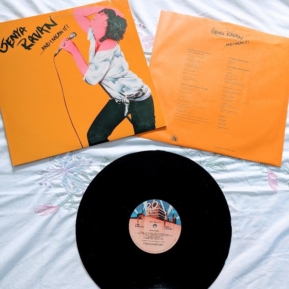 Genya Ravan – And I Mean It 1979 LP 20th Century Fox T-595 New Wave Rock